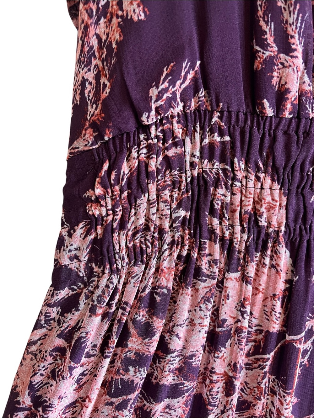 Anthropologie Somerset Maxi Dress floral Chiffon Edition XL excellent condition - Picture 11 of 16